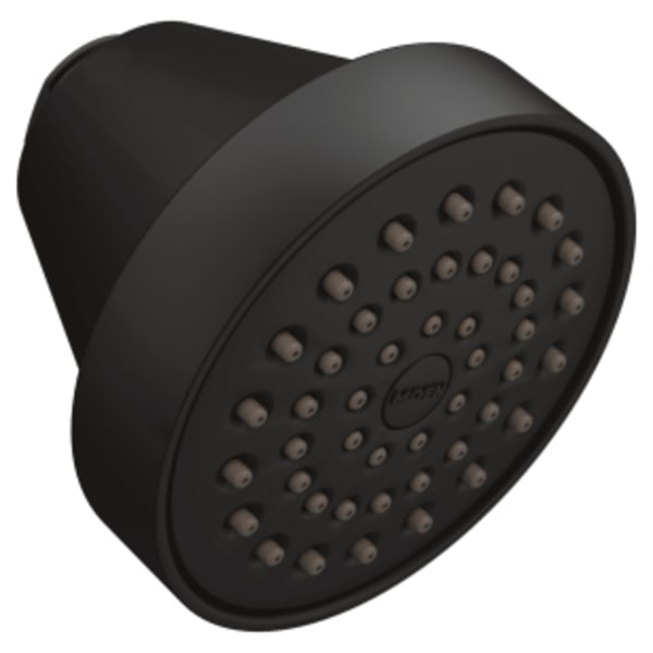 Moen Align 1-Spray 3.6" Single Wall Mount Fixed Shower Head in Matte Black