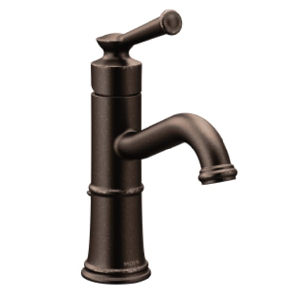 Moen Belfield Single Hole Single-Handle Bathroom Faucet in Oil Rubbed Bronze