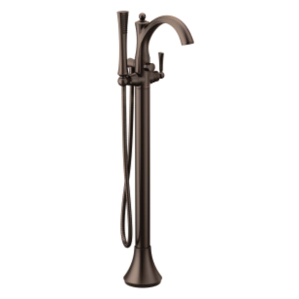 Moen Wynford Oil rubbed bronze one-handle tub filler includes hand shower