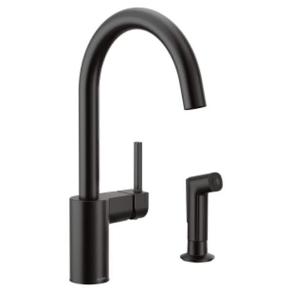 Moen Align Matte black one-handle kitchen faucet