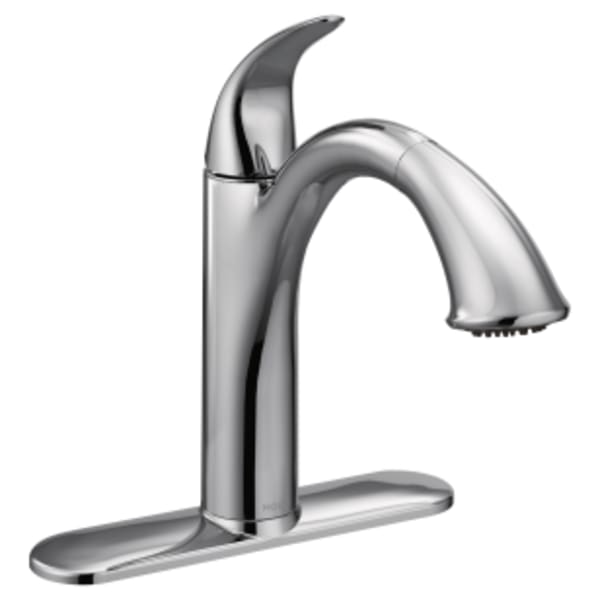 Moen Camerist Single-Handle Pull-Out Sprayer Kitchen Faucet in Chrome