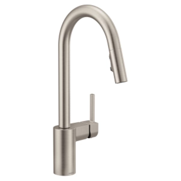 Moen Align Single-Handle Pull-Down Sprayer Kitchen Faucet with Reflex and Power Clean in Spot Resist Stainless