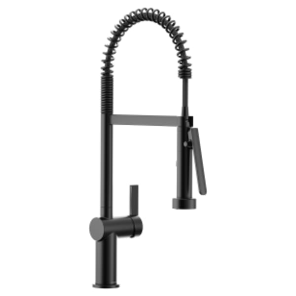 Moen Cia Matte black one-handle pulldown kitchen faucet