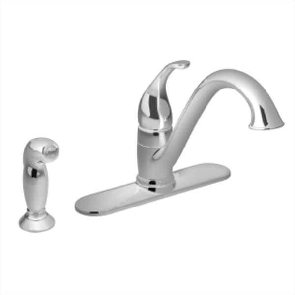 Moen Camerist Single-Handle Kitchen Faucet with Spray in Chrome, Lead Free