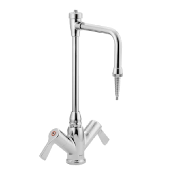 Moen M-DURA Commercial Vandal-Resistant Bathroom Faucet With Spout End Nozzle, 9-3/4 In., Lever Handles in Chrome