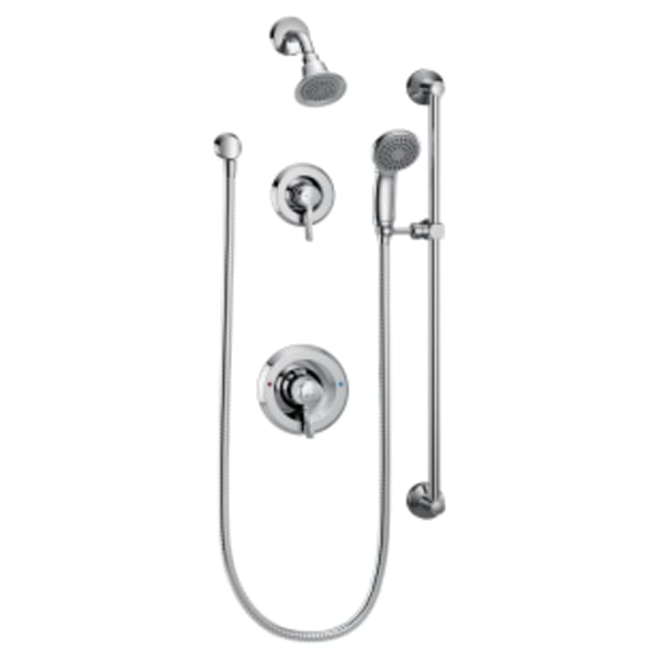 Moen Commercial Single-Handle 1-Spray Shower Faucet with Diverter in Chrome