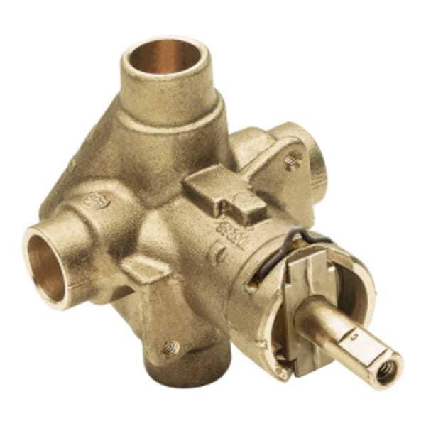 Moen Brass Rough-In Posi-Temp Pressure-Balancing Cycling Tub and Shower Valve - 1/2 in. CC Connection