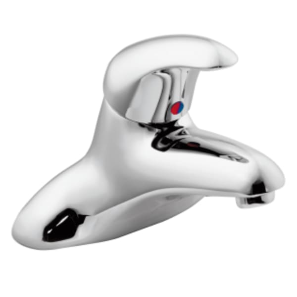 Moen M-DURA Commercial 4 in. Centerset Single-Handle Lavatory Faucet, Chrome Plated