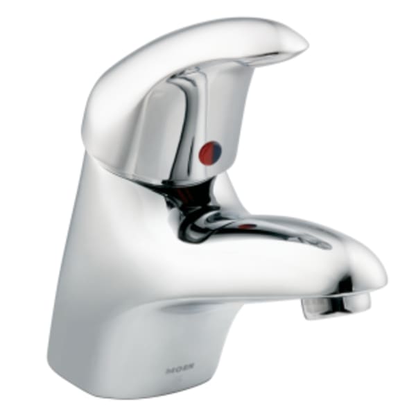 Moen M-DURA Commercial Single Hole Single-Handle Bathroom Faucet in Chrome