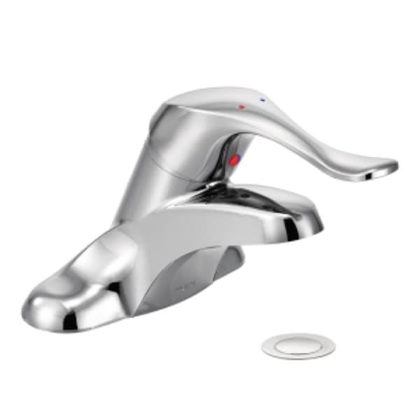 Moen M-BITION Innovations 4 in. Centerset Single Handle Low-Arc Bathroom Faucet in Polished Chrome