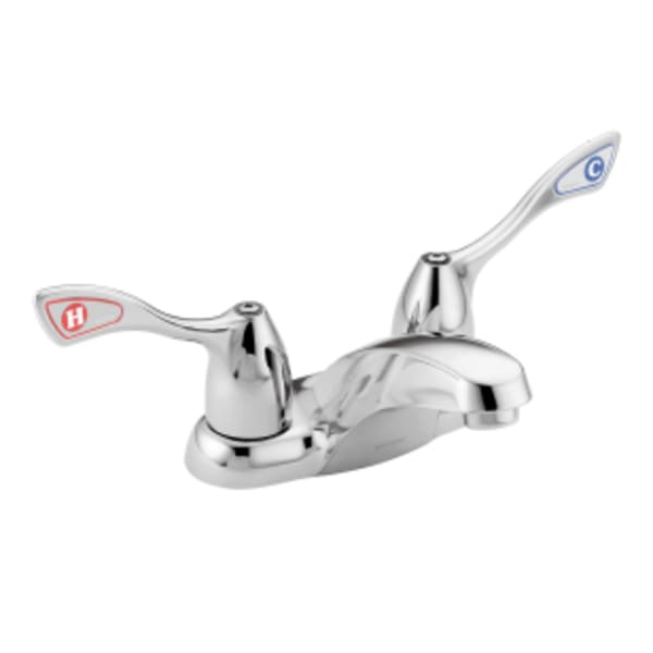 Moen M-BITION Commercial 4 in Centerset 2-Handle Bathroom Faucet in Chrome