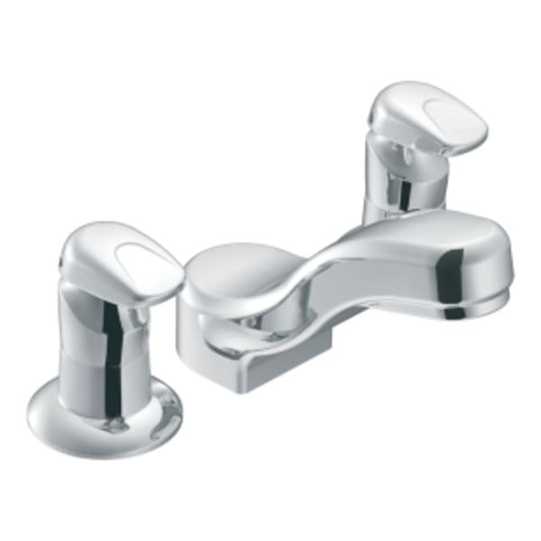 Moen M-PRESS M-Press 8 in. Widespread 2-Handle Metering Bathroom Faucet in Chrome