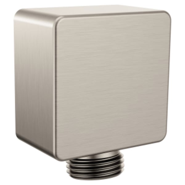 Moen Square Drop Ell in Spot Resist Brushed Nickel