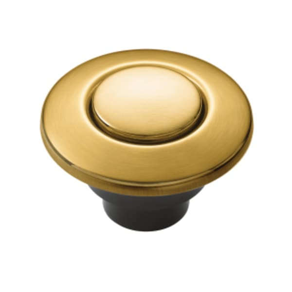 Moen AS-4201-BG Garbage Disposal Air Switch Coordinating Decorative Button, Brushed Gold