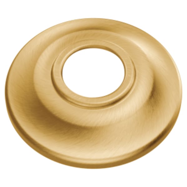 Moen Brushed gold shower arm flange