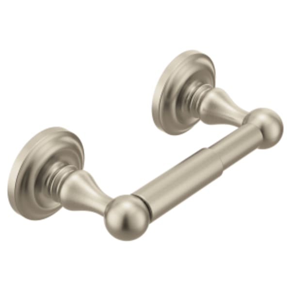 Moen Madison Wall Mounted Spring-Loaded Toilet Paper Holder in Brushed Nickel