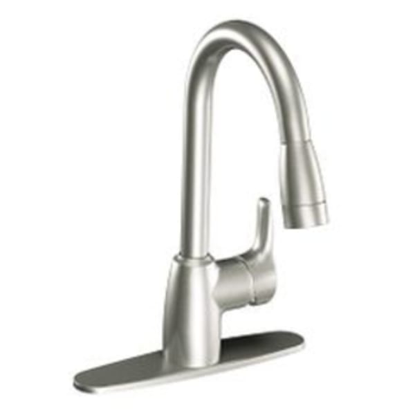 CFG Baystone Classic stainless one-handle pulldown kitchen faucet