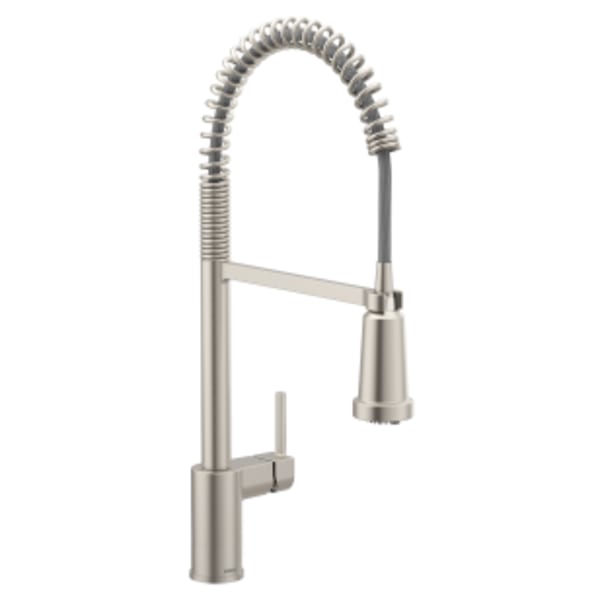 Moen Align Spot resist stainless one-handle filtering pulldown kitchen faucet