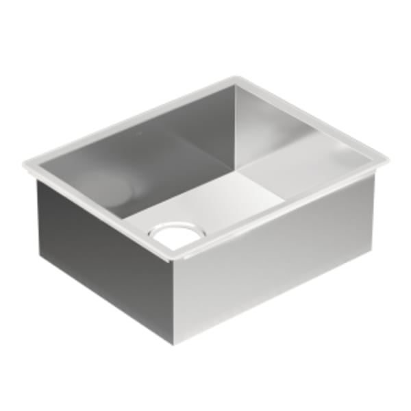 Moen Prep 1800 Series Undermount Stainless Steel 22 in. Single Bowl Kitchen Sink