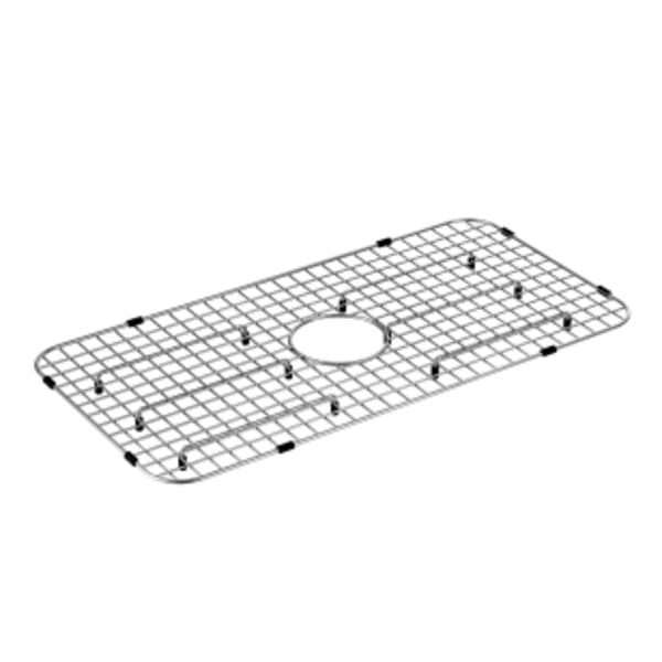 Moen 27 in. X 13.75 in. Kitchen Sink Center Drain Bottom Grid Stainless