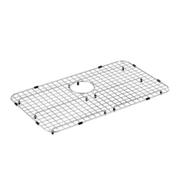 Moen 27 in. x 16 in. Single Apron Bowl Sink Grid in Stainless Steel