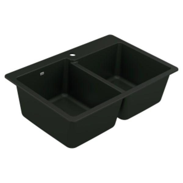 Moen Host Granite Drop In Sink Double Bowl 33X20X9.5