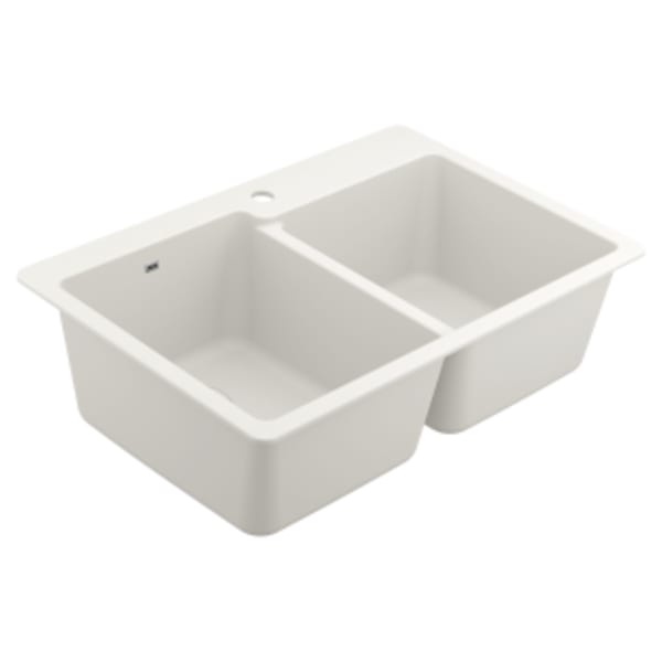 Moen Host Granite Drop In Sink Double Bowl 33X20X9.5