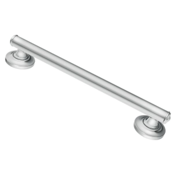 Moen Home Care Designer Elegance 16 in. x 1-1/4 in. Concealed Screw Grab Bar with SecureMount in Chrome