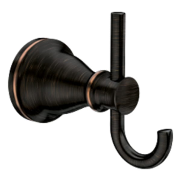 Moen Hilliard Mediterranean bronze double robe hook