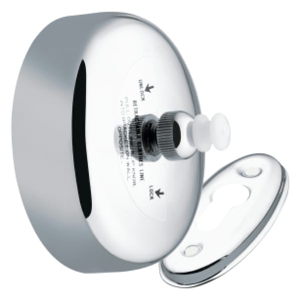 Donner Hotel Motel Heavy Duty Retractable Clothesline in Chrome