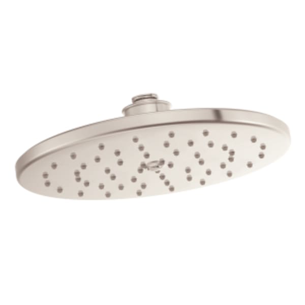 Moen Waterhill Eco-Performance 1-Spray 10" Fixed Shower Head with Immersion in Polished Nickel