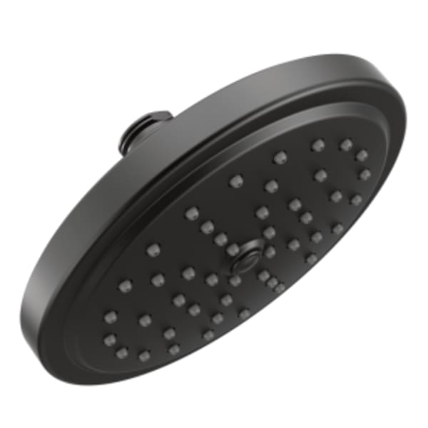Moen Align 1-Spray Eco-Performance 7" Single Tub Wall Mount Fixed Shower Head in Matte Black