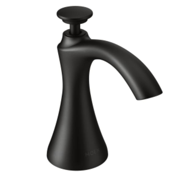Moen Transitional Soap Dispenser in Matte Black