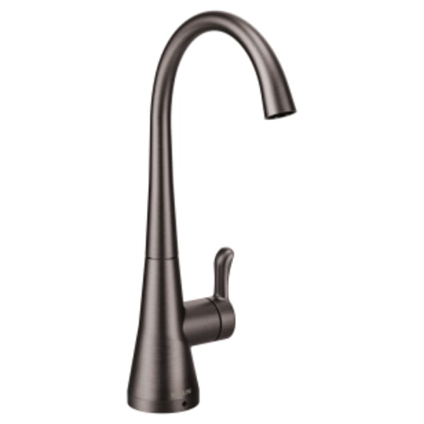 Moen Sip Transitional Black stainless one-handle beverage faucet