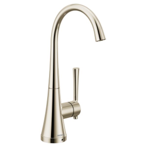Moen Sip Modern One-Handle High Arc Beverage Faucet in Polished Nickel