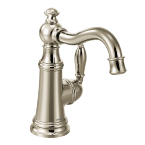 Moen Weymouth Single-Handle Bar Faucet in Nickel