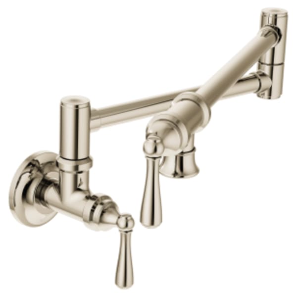 Moen Traditional Wall Mounted Swing Arm Potfiller in Nickel