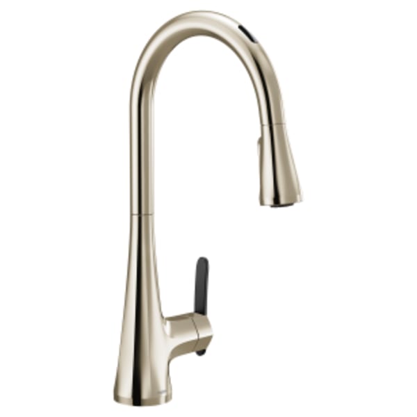 Moen Sinema Smart Faucet Touchless Pull-Down Sprayer Kitchen Faucet with Voice and Motion Control in Polished Nickel