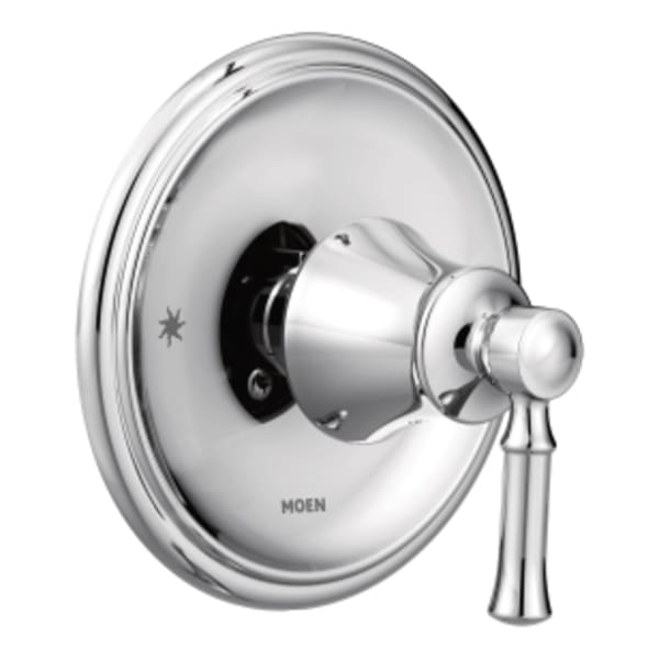 Moen Dartmoor Posi-Temp Single-Handle Wall-Mount Shower Only Faucet Trim Kit in Chrome (Valve Sold Separately)