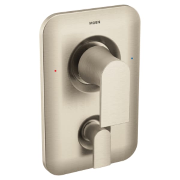 Moen 90 Grad Posi-Temp Duscharmatur – Gebürstetes Nickel, Ohne Ventil, Für Badewanne/Dusche