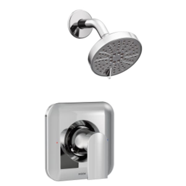Moen Genta LX 1-Handle Wall-Mount Shower Only Faucet Trim Kit in Chrome (Valve not Included)