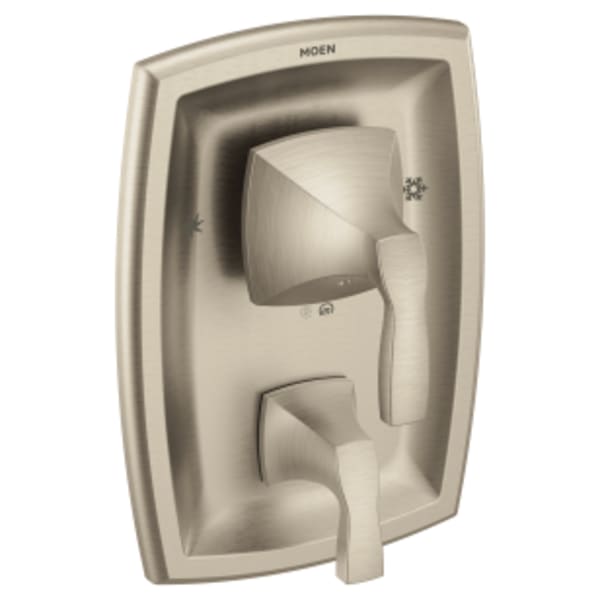 Moen Voss Brushed nickel Posi-Temp(R) with diverter valve trim