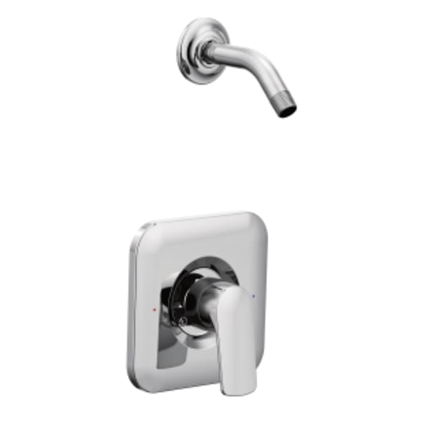 Moen Rizon 1-Handle Posi-Temp Shower Faucet Trim Kit in Chrome (Shower Head and Valve Not Included)