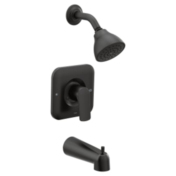 Pacific Plumbing Supply Company | Moen Rizon Matte black Posi-Temp