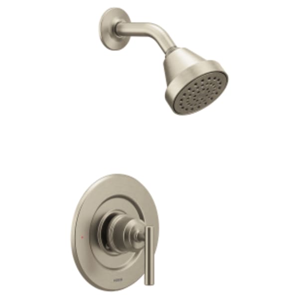 Moen Gibson Single-Handle Posi-Temp Shower Only Faucet Trim Kit in Brushed Nickel (Valve Not Included)