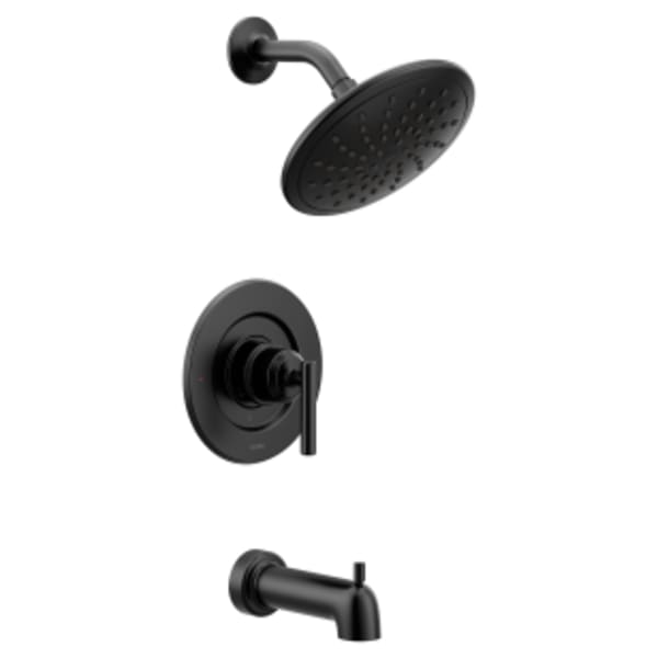 Moen Gibson Matte black Posi-Temp(R) tub/shower
