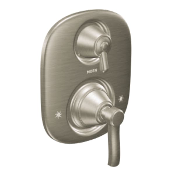 Moen Rothbury 2-Handle Moentrol Transfer Valve Trim Kit in Brushed Nickel (Valve Not Included)