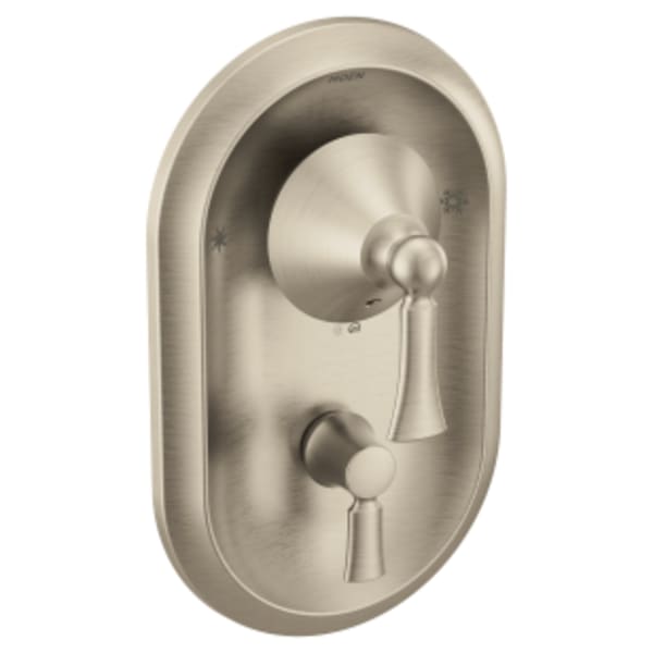 Moen Wynford Brushed nickel Posi-Temp(R) with diverter valve trim