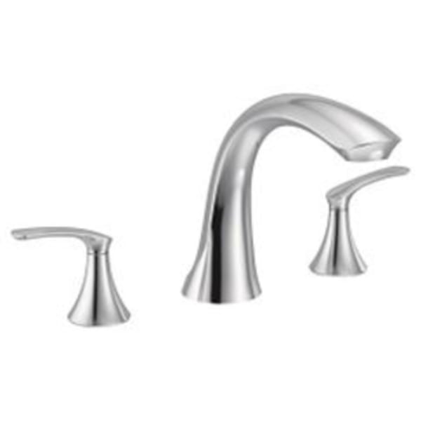 Moen Seena Chrome two-handle roman tub faucet