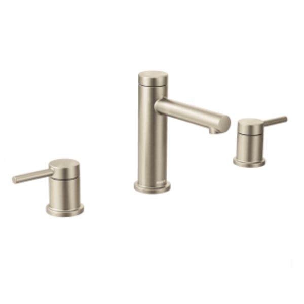 Moen Align 8 in. Widespread 2-Handle Bathroom Faucet Trim Kit in Brushed Nickel (Valve Sold Separately)